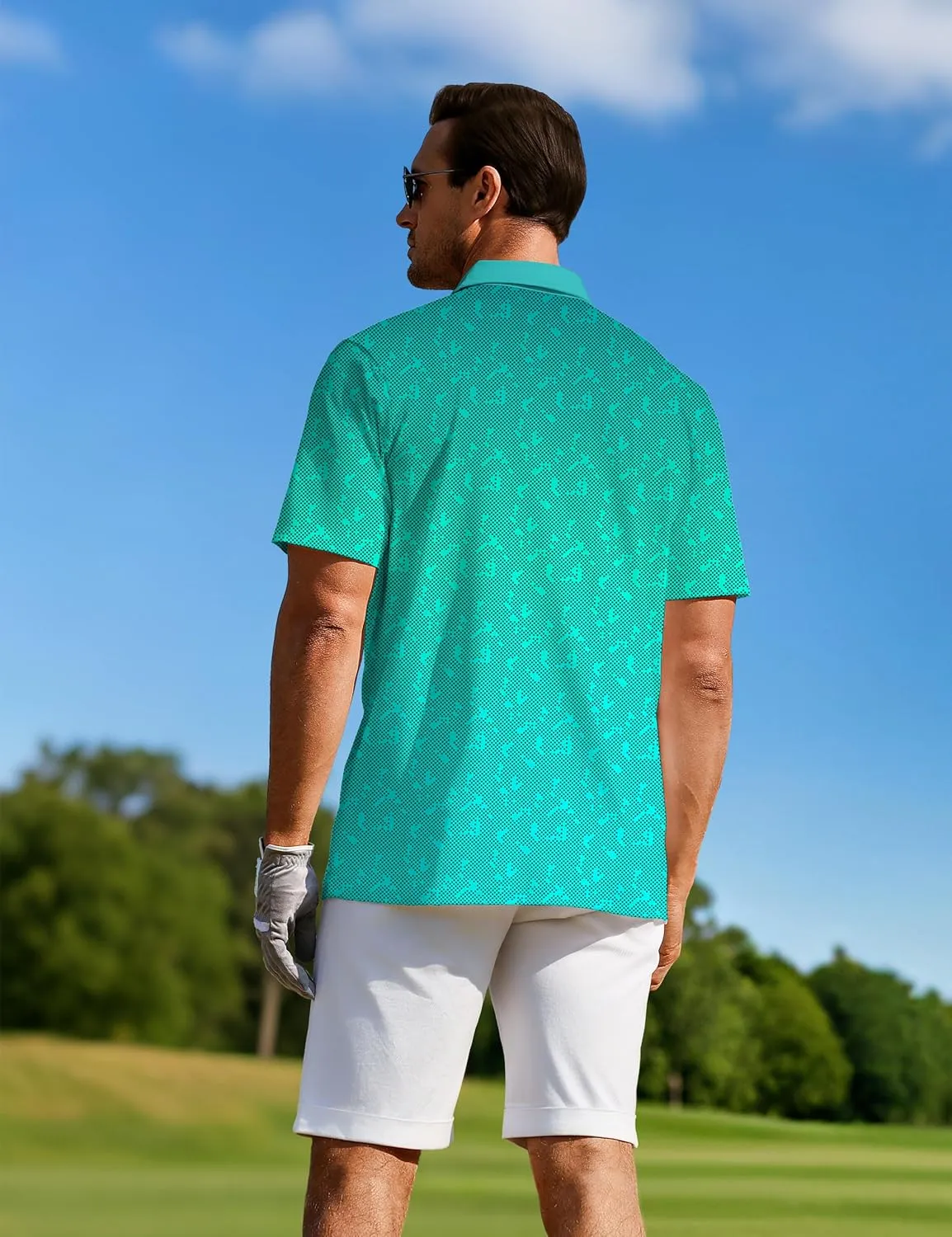 APTRO Mens Polo Shirt Short Sleeve Performance Golf Shirts Moisture Wicking Dry Fit Casual Quick-Dry T-Shirt