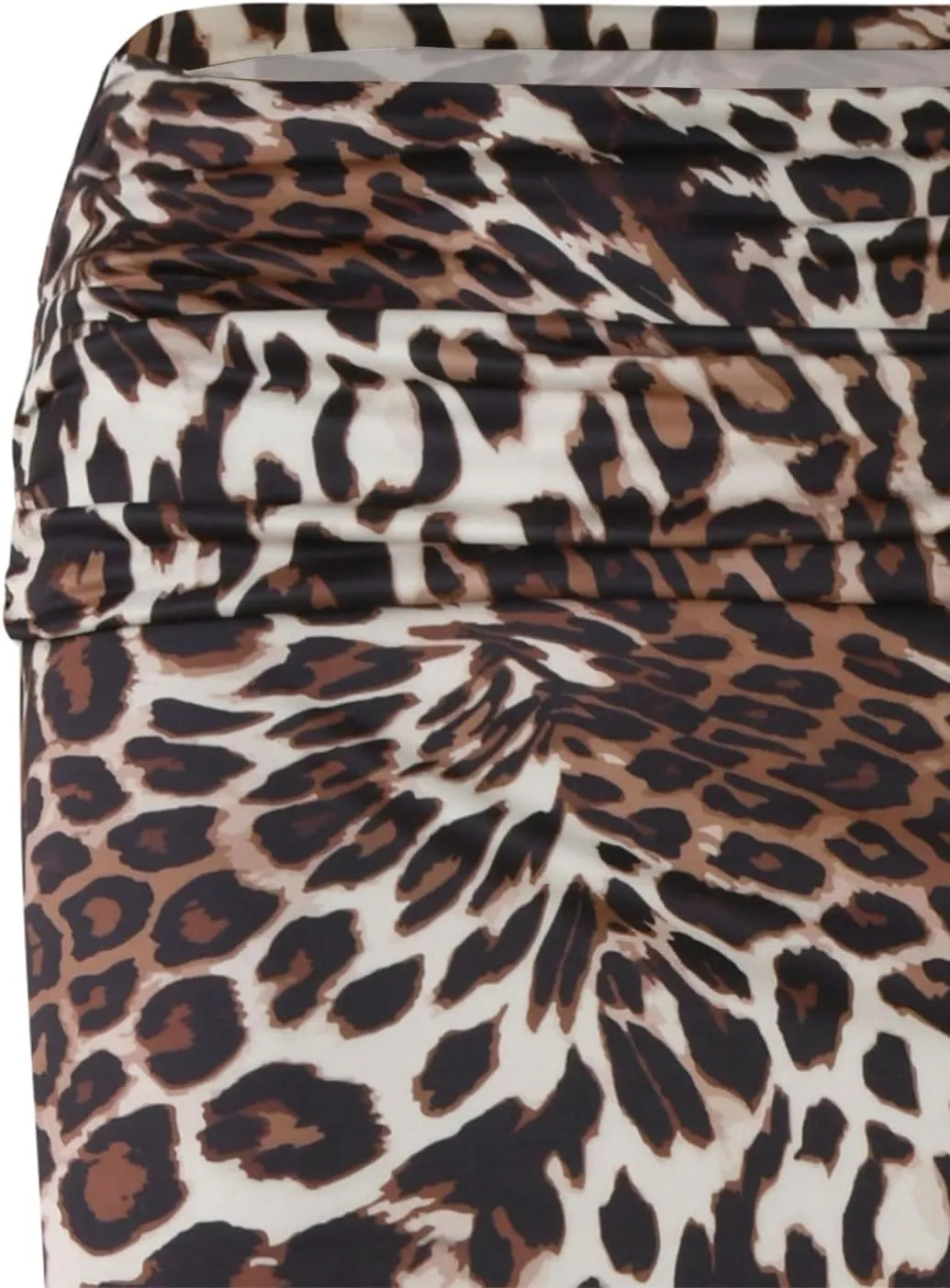 Bodycon Maxi Skirts for Women, Foldover High Waist Floral Leopard Cheetah Print Sexy Club Long Y2k Skirt