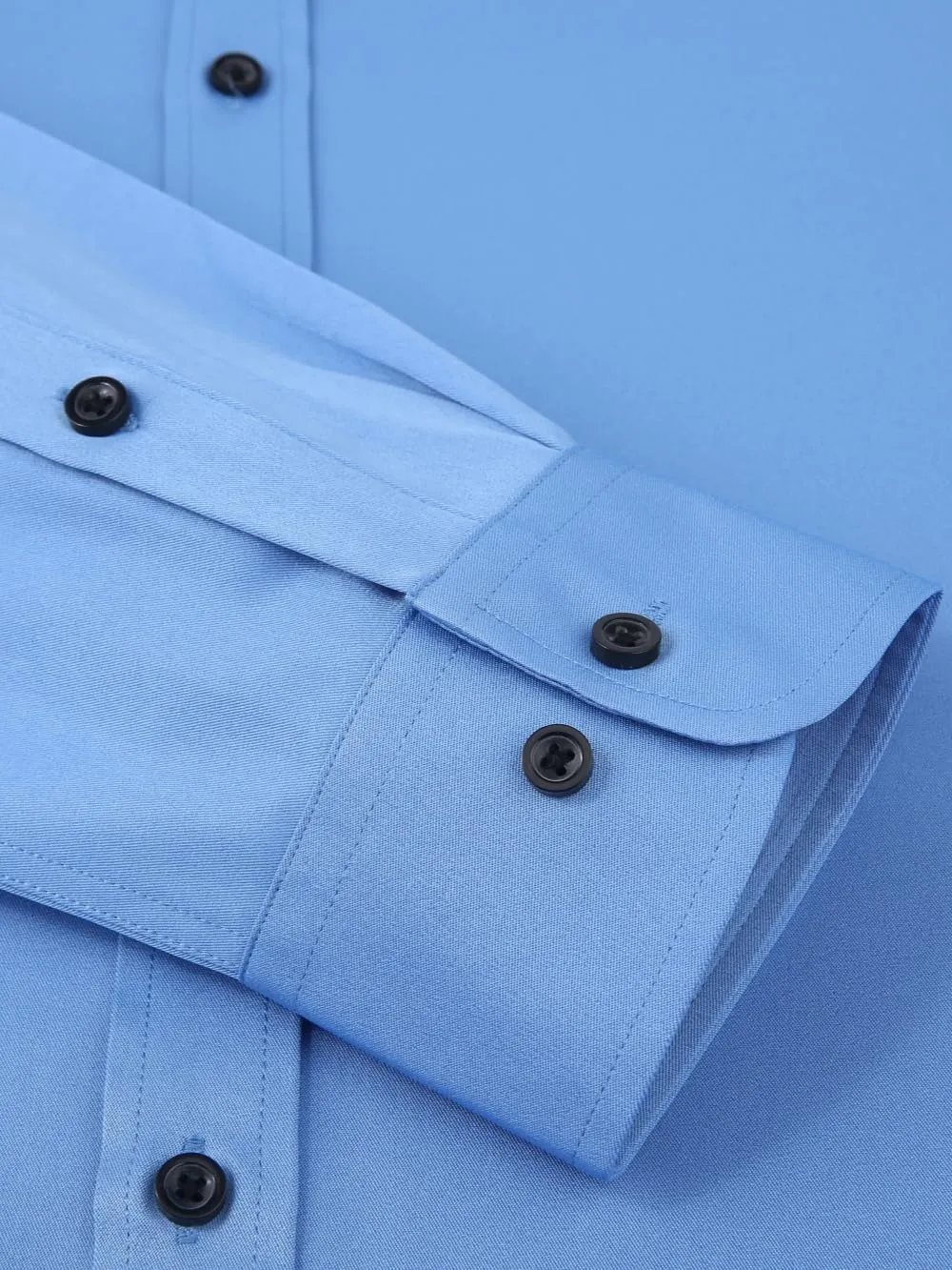 corfty Men Long Sleeve Dress Shirt - Regular Fit Stretch Free-Wrinkle Button Down Shirt