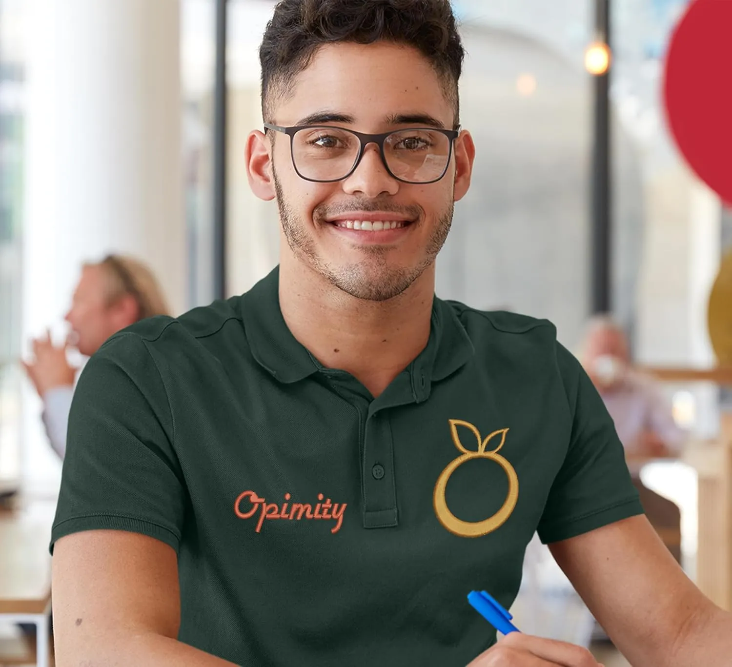 Custom Polo Shirt for Men Personalized Embroidered Polo Golf Shirt with Text