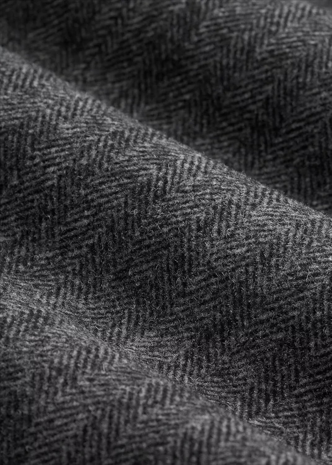 EMERAIDVLN Mens Trench Coat Wool Blend Pea Coat Winter Long Trench Overcoat Notched Lapel Classic Business Pea Top Coat