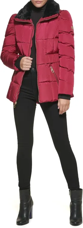 GUESS Women's Midweight Puffer Jacket