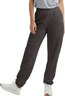 Hanes Women's Sweatpants, EcoSmart Fleece Joggers, Pocketless Cinched Leg Sweatpants for Women, 30"