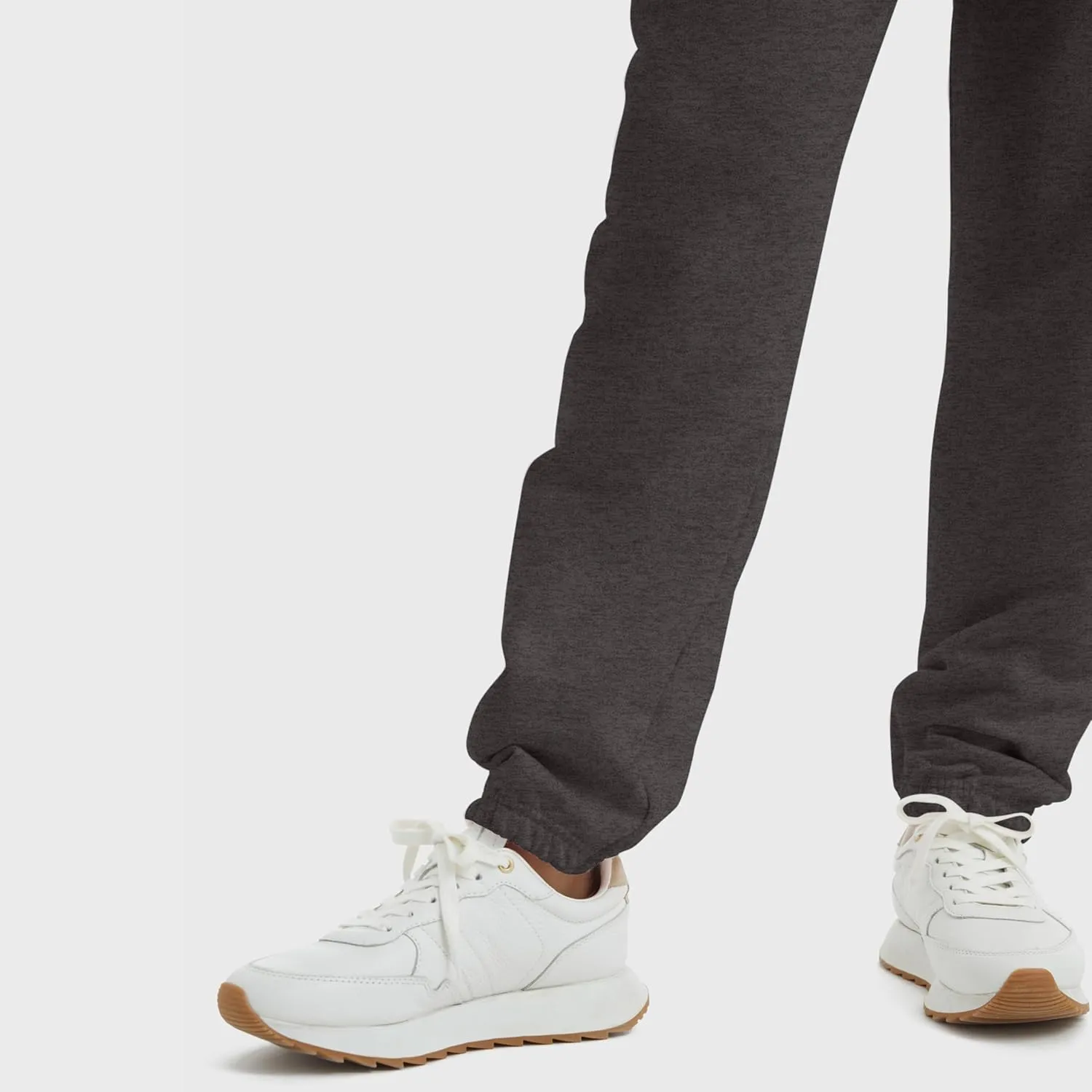 Hanes Women's Sweatpants, EcoSmart Fleece Joggers, Pocketless Cinched Leg Sweatpants for Women, 30"