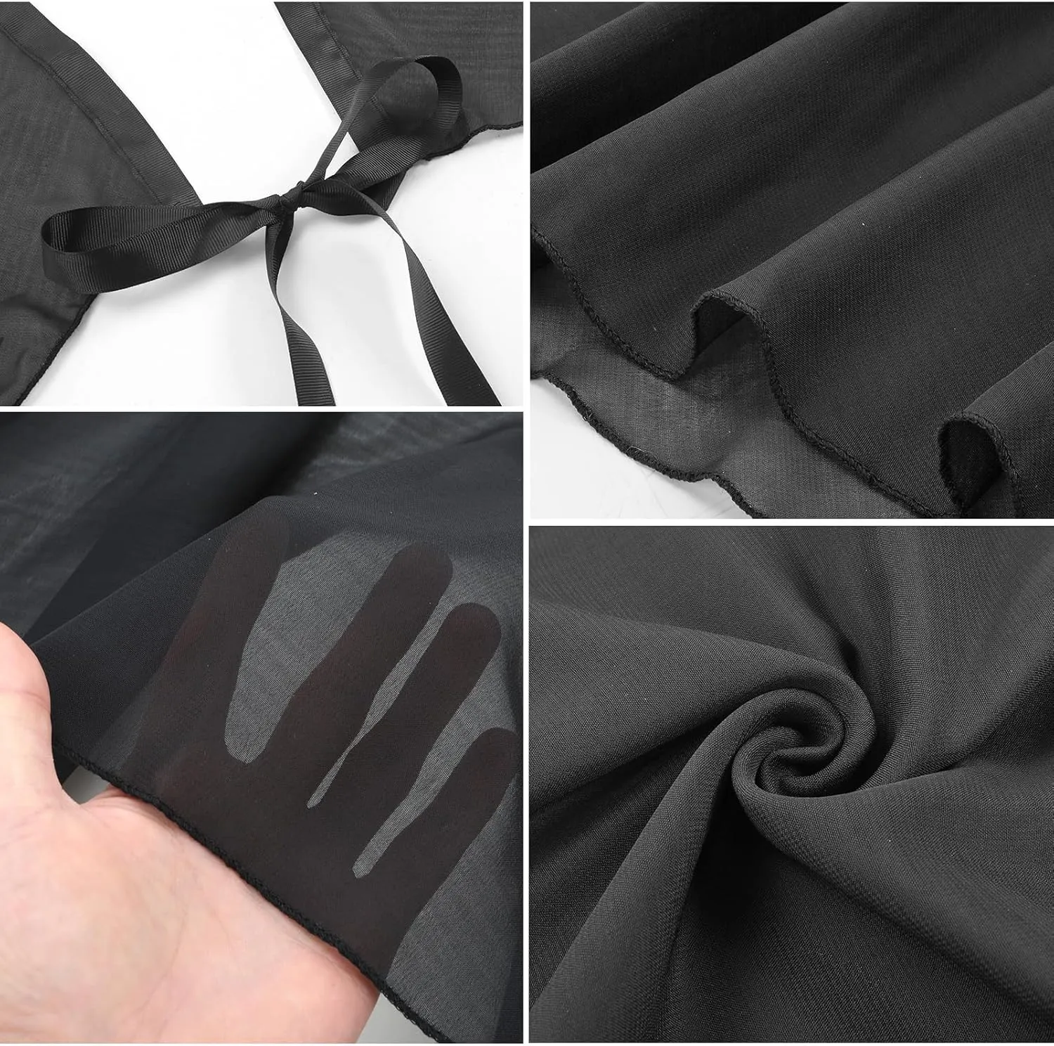 Lusofie Long Dance Wrap Skirt Women Ladies Long Sheer Dance Skirts  Ballet Wrap Skirt Chiffon Skirt with Adjustable Belt