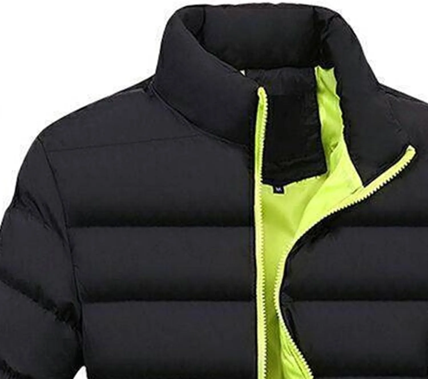 Maiyifu-GJ 2 Pack Men's Winter Puffer Jacket Lightweight Warm Windproof Down Coats Quilted Thicken Padded Coat Outerwear