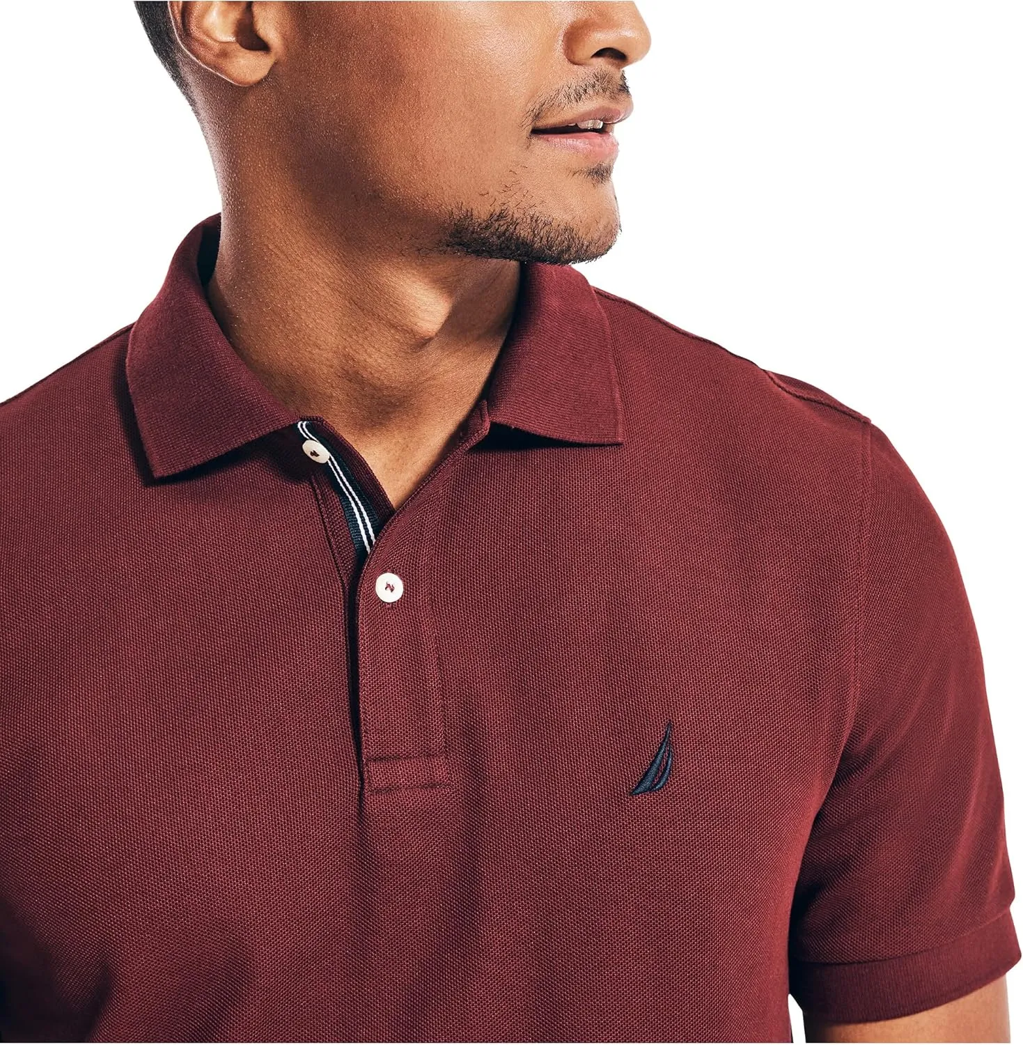 Nautica Men's Solid Deck Shirt