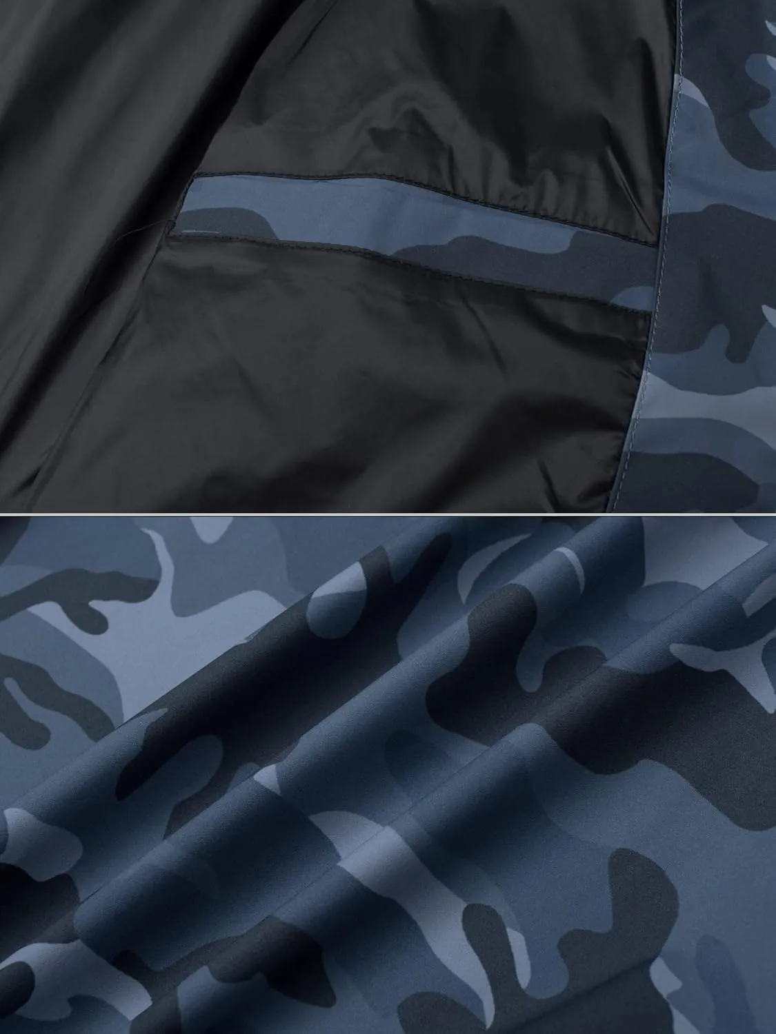 TACVASEN Men's Bomber Jacket Lightweight Casual Spring Fall Windbreaker Zip Up Coat with Pocket