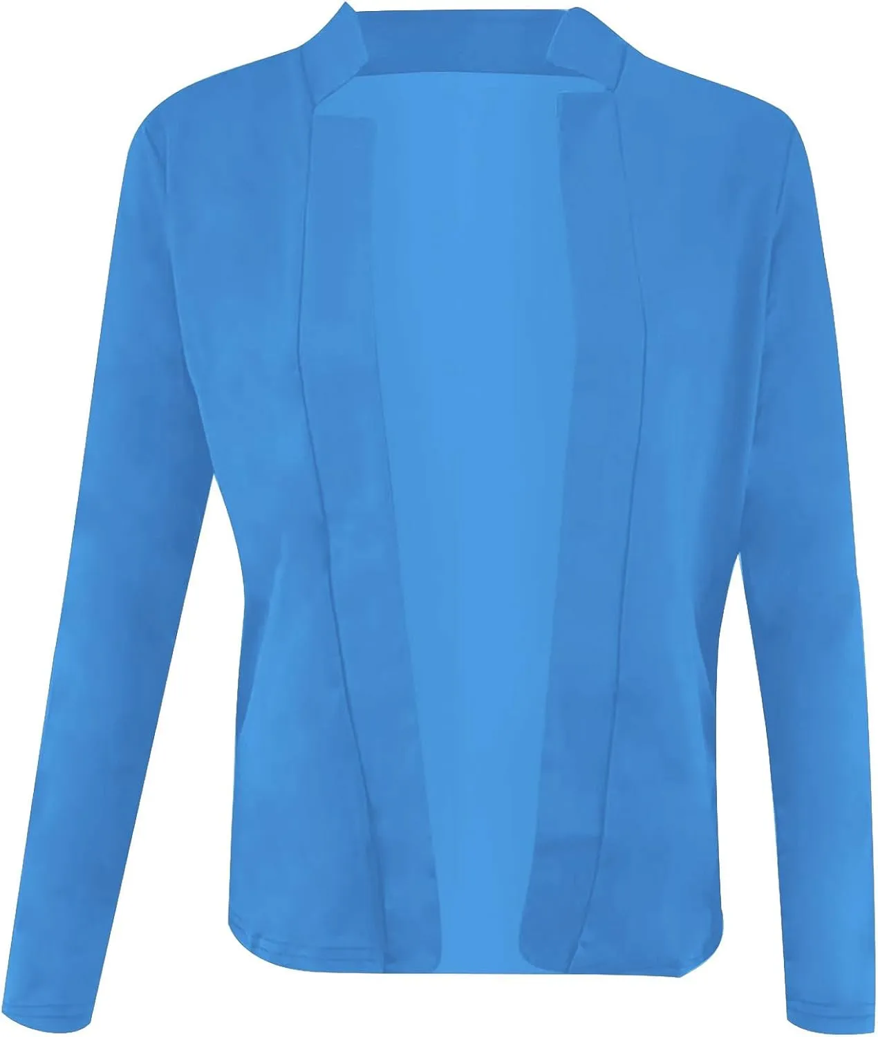 Women's Cropped Blazer Jacket Dressy Cardigan Lightweight Office Jacket Plus Size Open Front Suit Blazers Outerwear