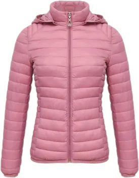 Womens Puffer Jacket Lightweight Packable Down Jacket with Removable Hoodie Soft Warm Petite Coat 2024 Winter Outerwear