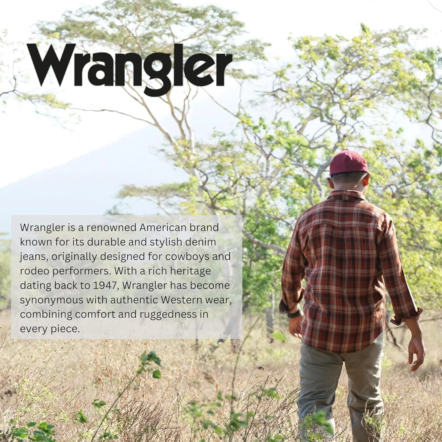 Wrangler Big and Tall Flannel Shirt for Men  Mens Button Down Plaid Shirt